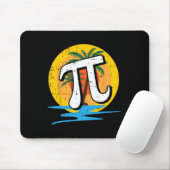 Summer Pi Day Retro Beach Math Symbole Lehrer Stu Mousepad (Mit Mouse)