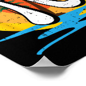 Summer Pi Day Retro Beach Math Symbole Lehrer Stu Poster (Ecke)