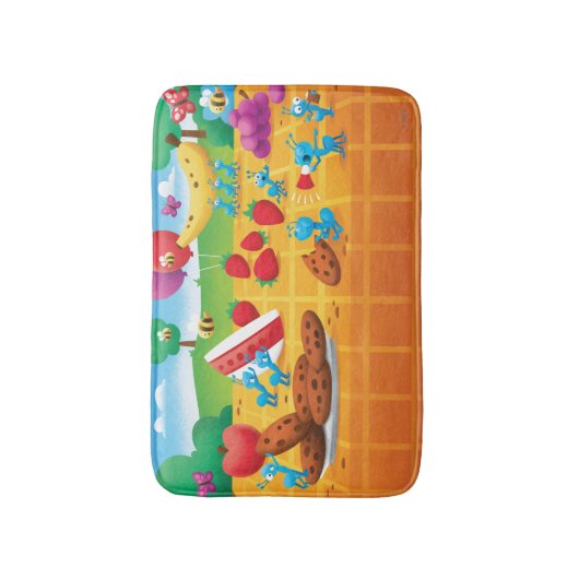 Summer Picnic Badematte (Vorderseite Vertikal)