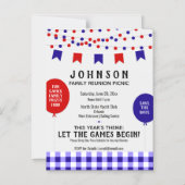 Summer Picnic ・ Barbecue ・ Wiedersehen ・ Geburtsta Magneteinladung (Vorderseite)