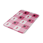 Summer Picnic Bath Mat Badematte (Schrägansicht)