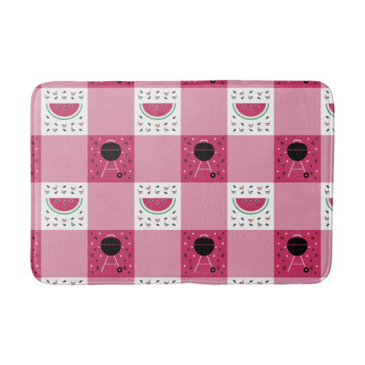 Summer Picnic Bath Mat Badematte (Vorderseite)