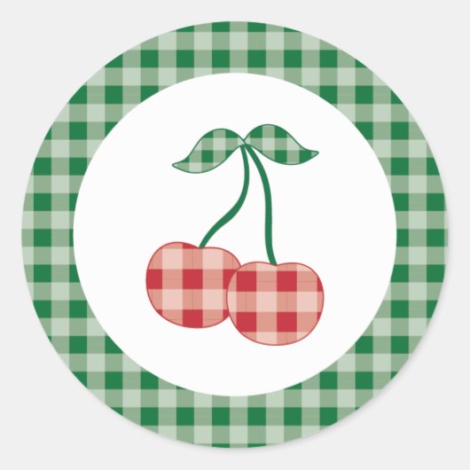 {Summer Picnic} Cherry Stickers (Vorderseite)