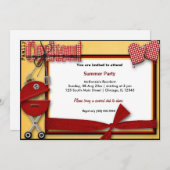 Summer Picnic Einladung (Vorne/Hinten)