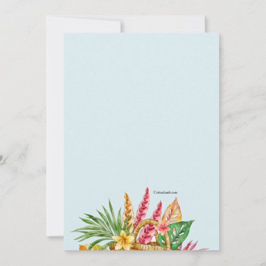 Summer Picnic Einladung (Rückseite)