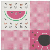 Summer Picnic Fabric Stoff (Nahaufnahme)
