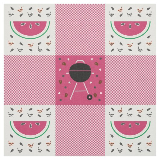 Summer Picnic Fabric Stoff (Muster)