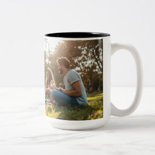 "Summer Picnic" "Family Outing" "Tag im Park" Zweifarbige Tasse