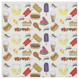 Summer Picnic Food Corn Pie Popsicle Grill Cookie Stoff