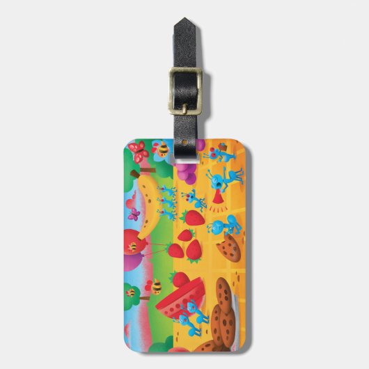 Summer Picnic Gepäckanhänger (Vorderseite vertikal)