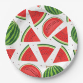 Summer Picnic GRILLEN, Kindergeburtstag Party Wate Pappteller (Vorderseite)