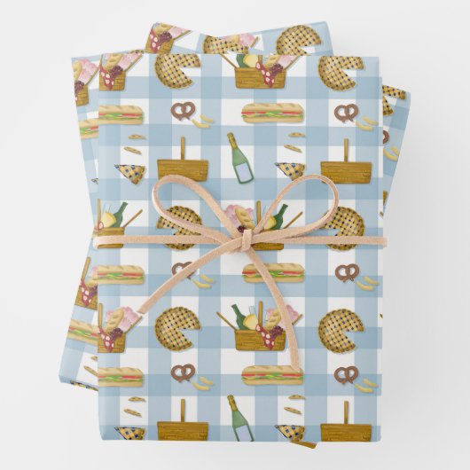Summer Picnic in der Park Housewarming Hostess Geschenkpapier Set (Beispiel)