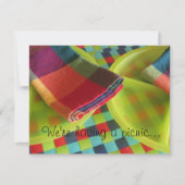 Summer Picnic Invitation - Lasst uns Party! Einladung (Vorderseite)