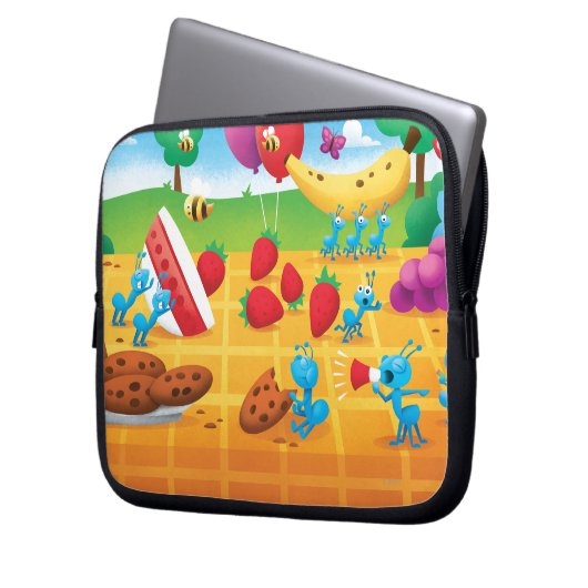 Summer Picnic Laptopschutzhülle (Vorderseite Links)