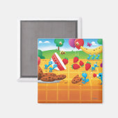 Summer Picnic Magnet (Vorderseite/Rückseite)