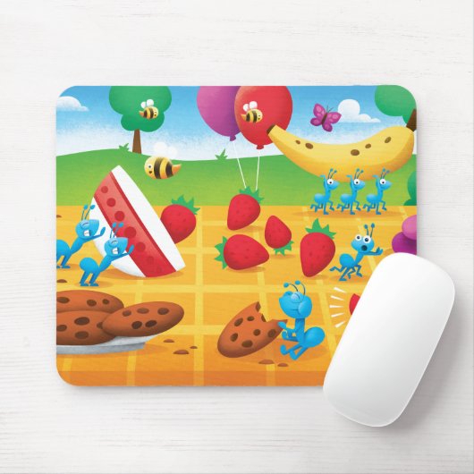 Summer Picnic Mousepad (Mit Mouse)