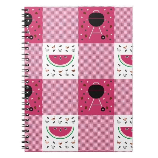 Summer Picnic-Notebook Notizblock (Vorderseite)