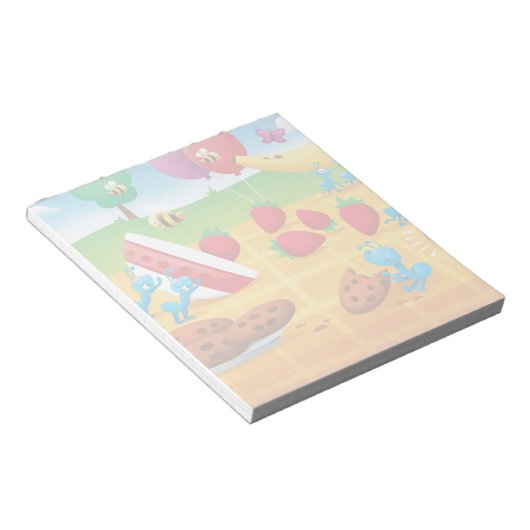 Summer Picnic Notizblock (angewinkelt)