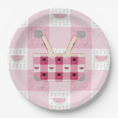 Summer Picnic Paper Plate Pappteller (Vorderseite)