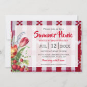 Summer Picnic Party Einladung (Vorderseite)