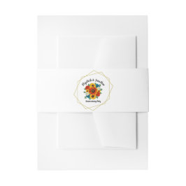 Summer Picnic Party Geometric Floral Einladungsbanderole