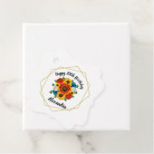 Summer Picnic Party Geometric Floral Geschenkanhänger (Beispiel)