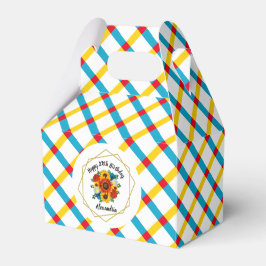 Summer Picnic Party Geometric Floral Geschenkschachtel