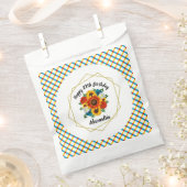 Summer Picnic Party Geometric Floral Geschenktütchen (Ausgeschnitten)