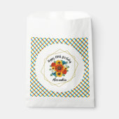 Summer Picnic Party Geometric Floral Geschenktütchen (Vorderseite)