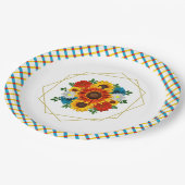 Summer Picnic Party Pappteller (Schrägansicht)