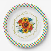 Summer Picnic Party Pappteller (Vorderseite)