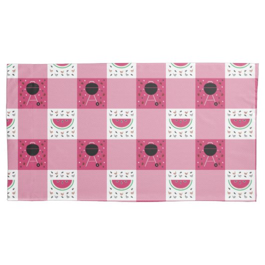 Summer Picnic Pillowcase Kissenbezug (Vorderseite)