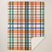 Summer Picnic Plaid Sherpadecke (Vorderseite)