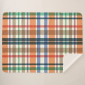 Summer Picnic Plaid Sherpadecke (Vorderseite (Horizontal))