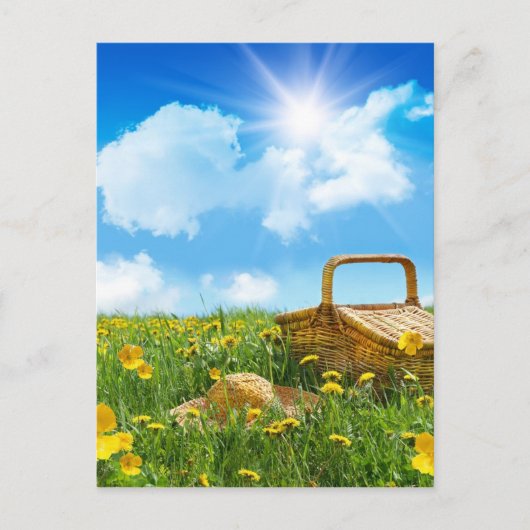 Summer Picnic Postkarte (Vorderseite)