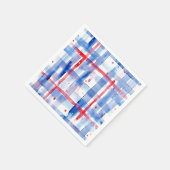 Summer Picnic Red Blue GRILLEN Garden Party Serviette (Ecke)