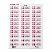 Summer Picnic Return Address Label (Vorne)