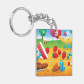 Summer Picnic Schlüsselanhänger (Vorderseite links)