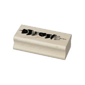 Summer Picnic Shish Kebab Gemüseskewer Briefmarke Gummistempel (Stempel)