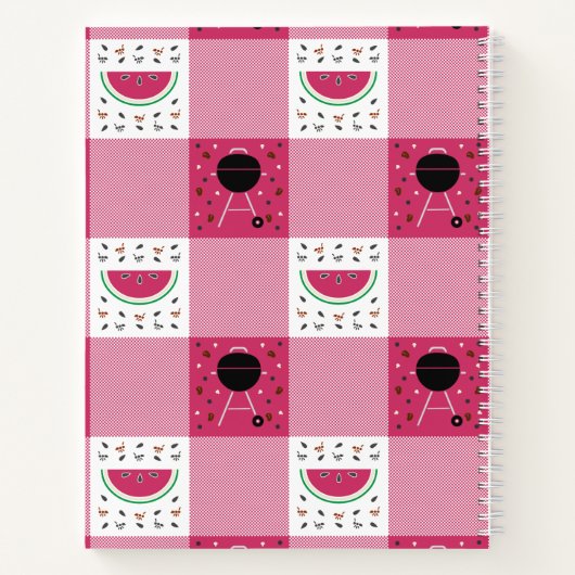 Summer Picnic Spiral Notebook Notizblock (Rückseite)