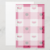 Summer Picnic Stationery Briefpapier (Vorne/Hinten)
