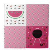 Summer Picnic Tile Fliese (Vorderseite)