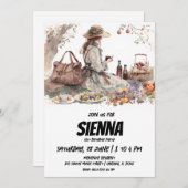 Summer Picnic viktorianisch Style Einladung (Vorne/Hinten)