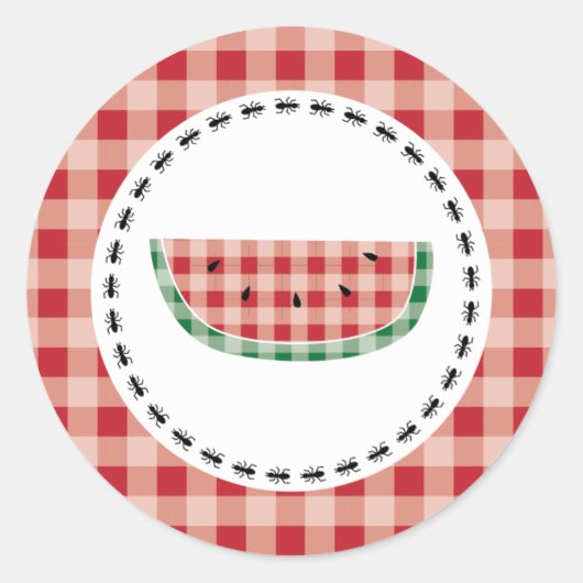 {Summer Picnic} Watermelon Stickers - Red (Vorderseite)