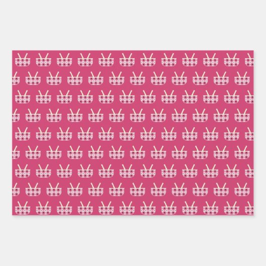 Summer Picnic Wrapping Paper Set Geschenkpapier Set (Vorderseite 2)