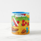 Summer Picnic Zweifarbige Tasse (Mittel)