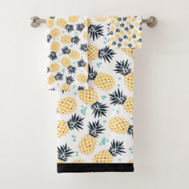 Summer Pineapa Print Handtuch Set