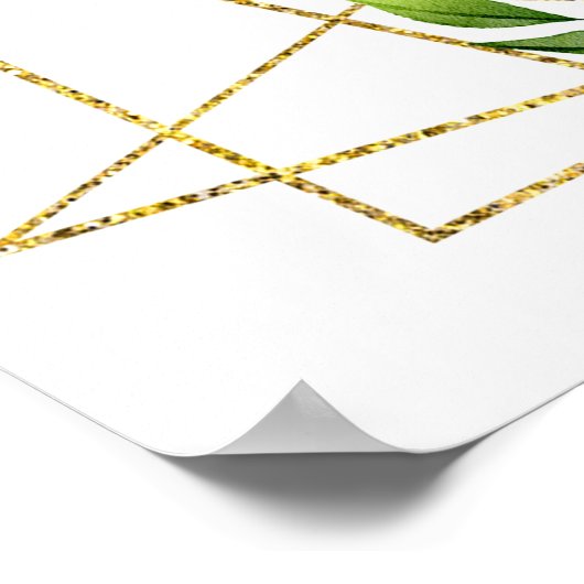 Summer Pink and Yellow Flower Wedding Welcome Sign Poster (Ecke)