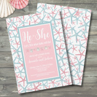 Summer Pink Blue He She Geschlecht offenbart Party