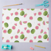 Summer Pink & Green Watermelon Muster Seidenpapier (Basteln)
